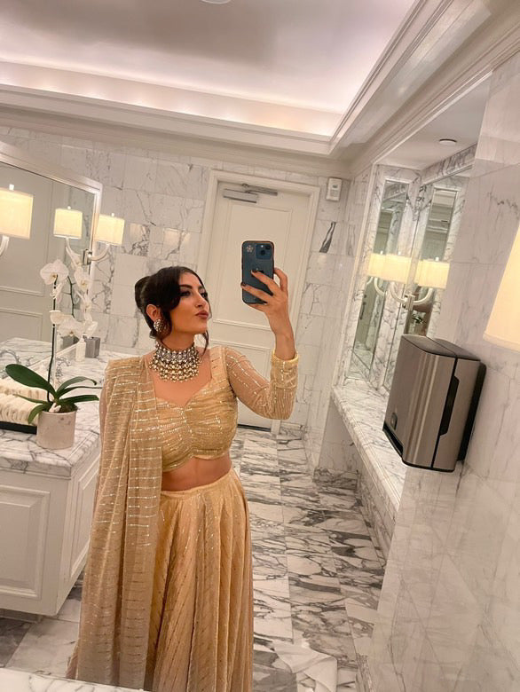MATCH MY ENERGY LEHENGA SET