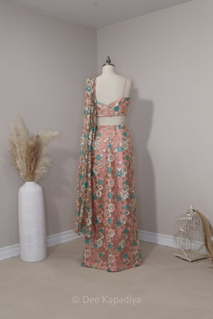 RAHA LEHENGA SAREE SET