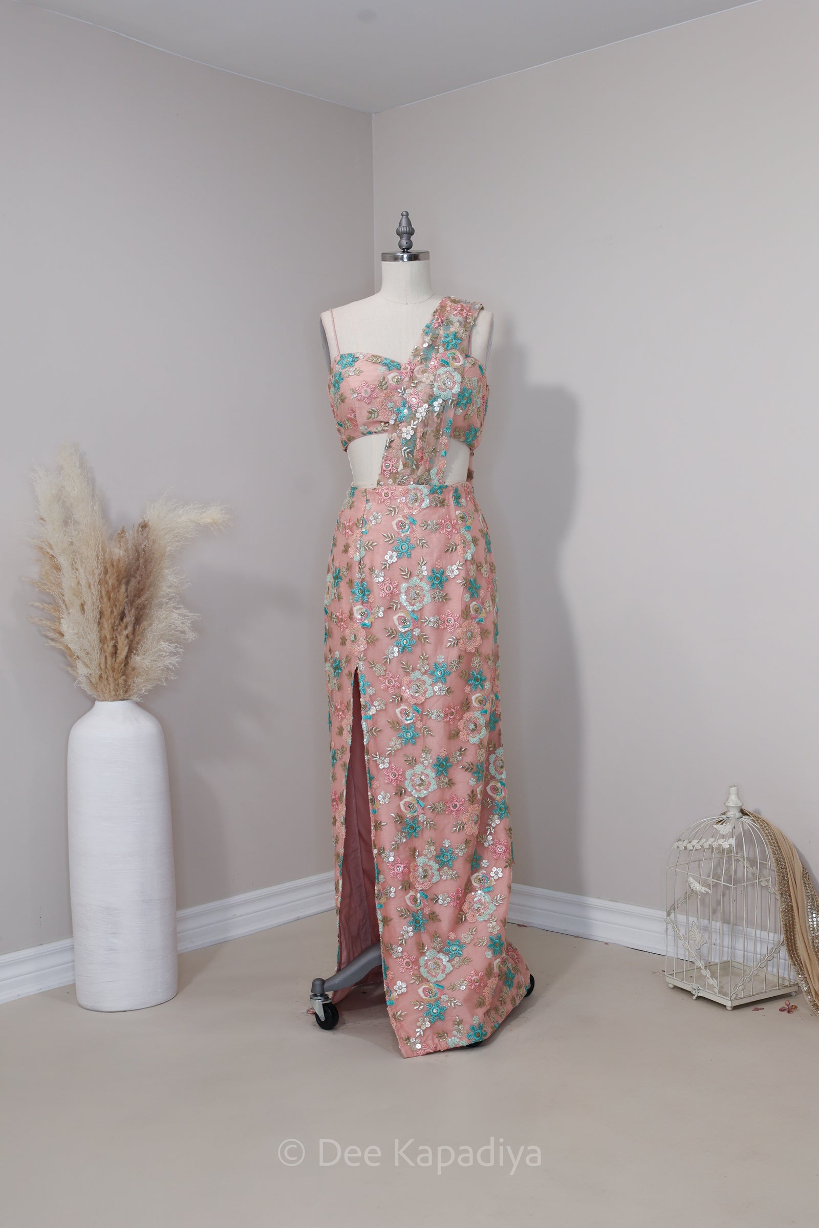 RAHA LEHENGA SAREE SET