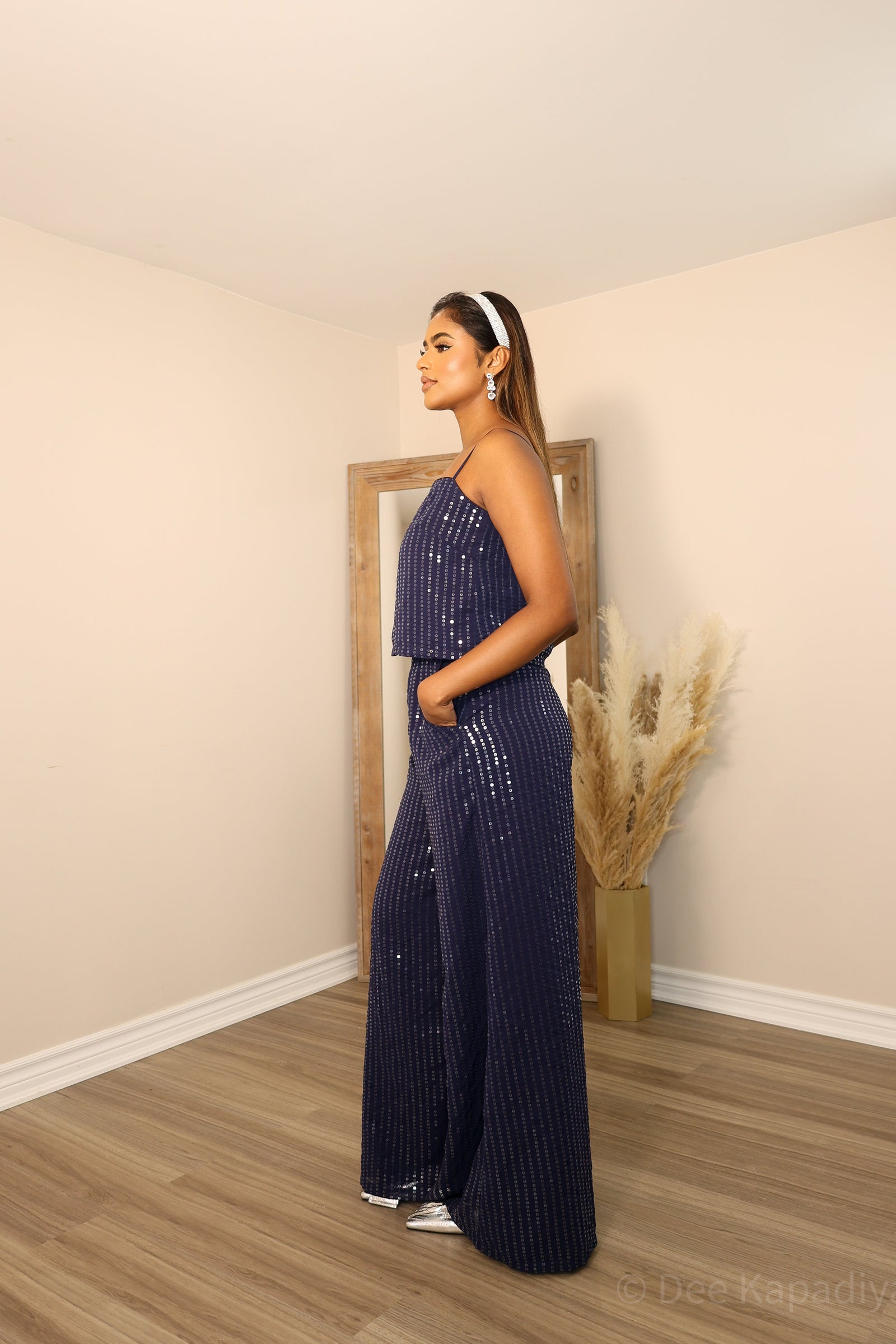 TARA 2.0 PALAZZO SET BLUE