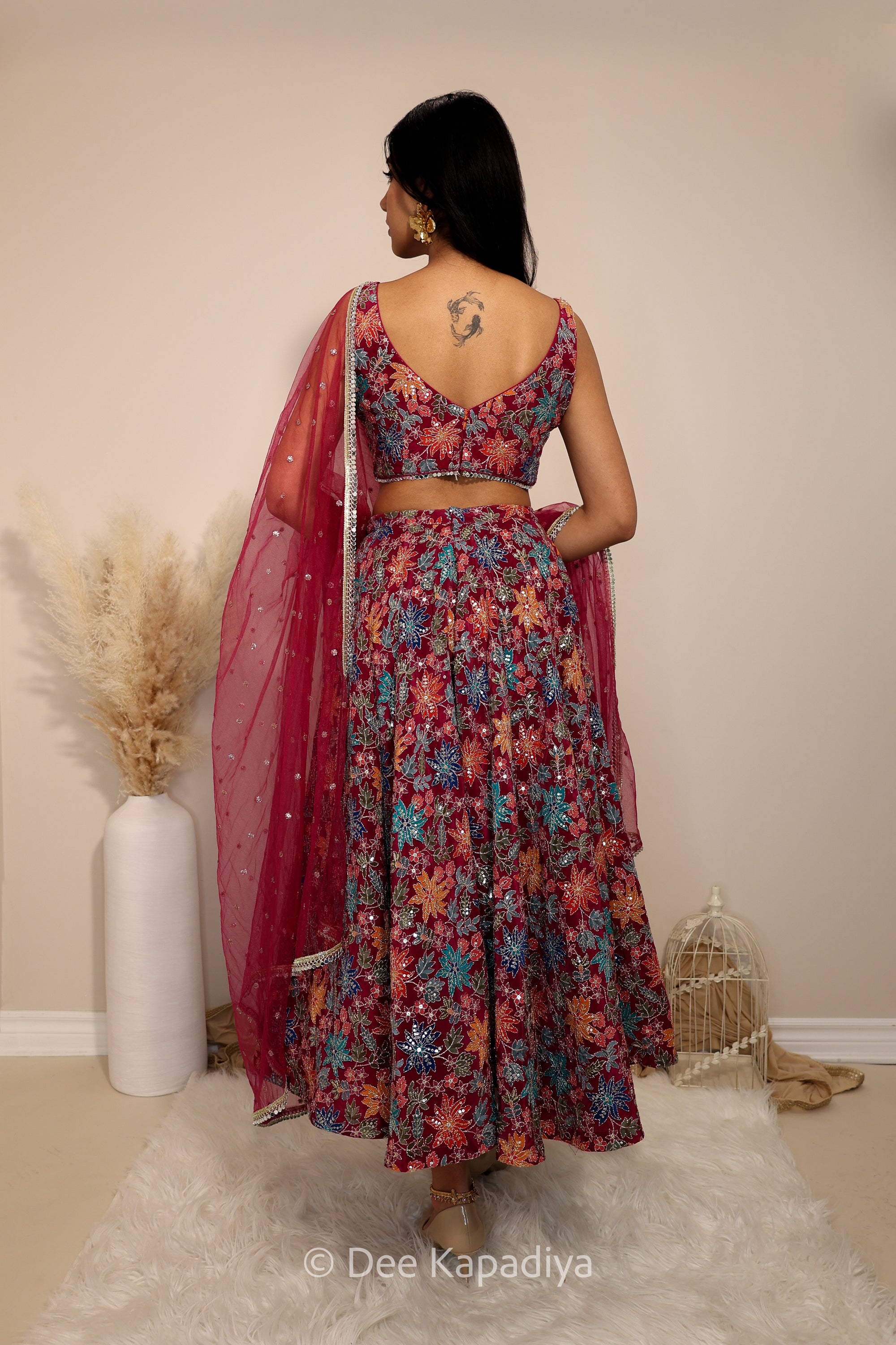 HENNA LEHENGA SET-RP-BACK