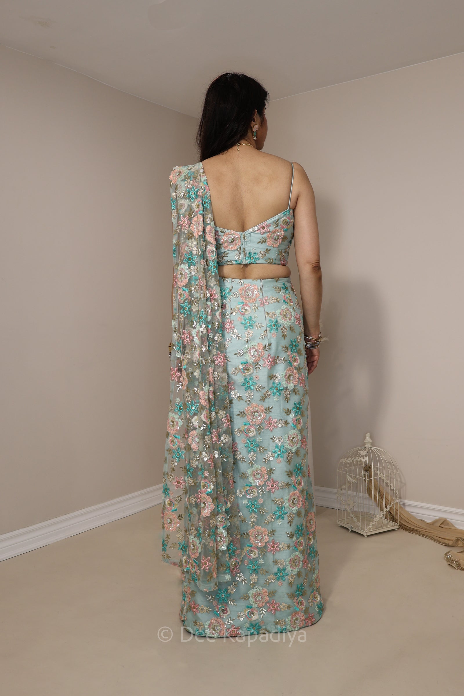 RAHA LEHENGA SAREE SET