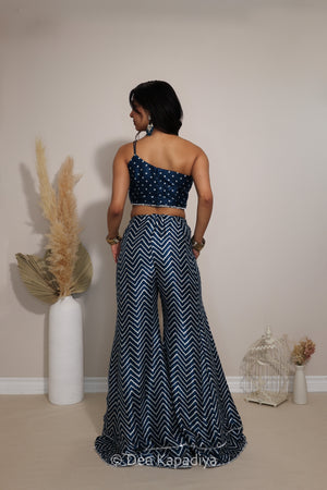 NAKHRA GHARARA SET with PATAKA CROPTOP