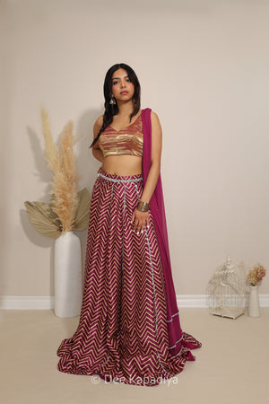 TAMASHA LEHENGA SET with TAMASHA CROPTOP